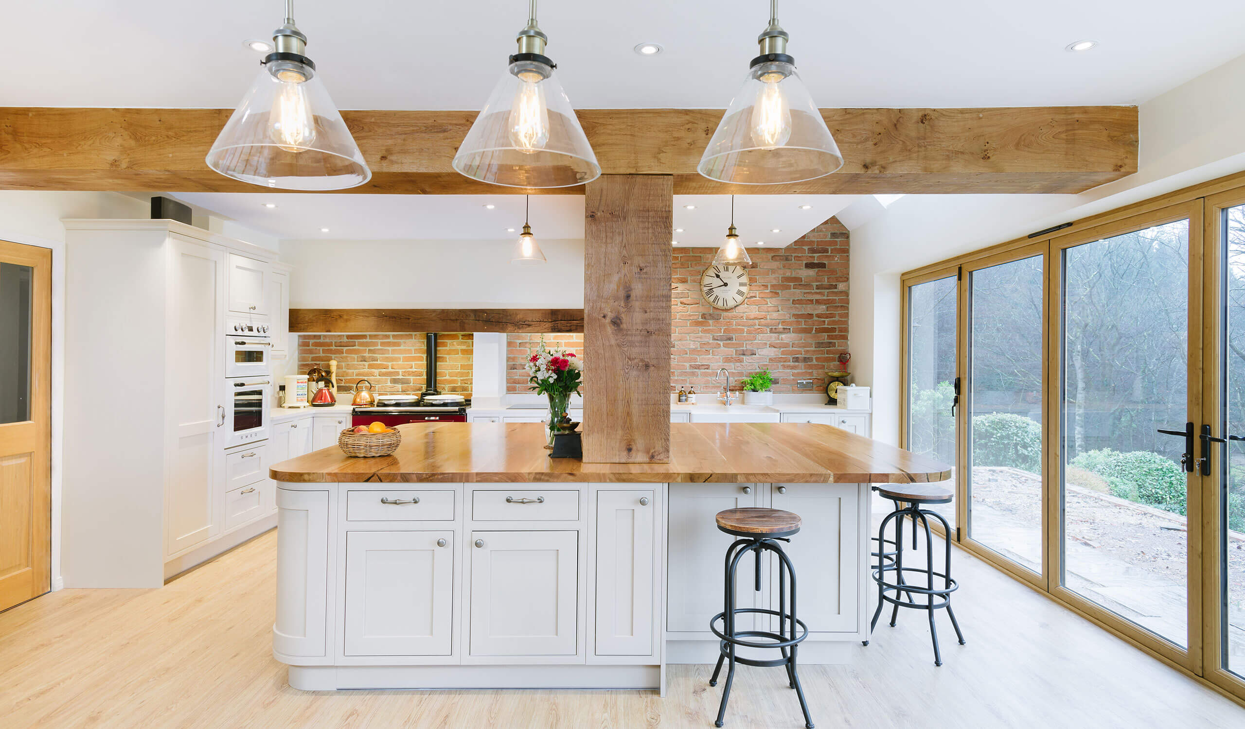 Kitchen Redesign in Bolney lighting