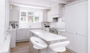 White Painted Kitchen Cabinets