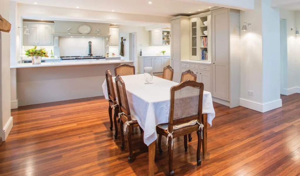 Country style kitchen dining table